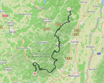 Vosges South-North traverse