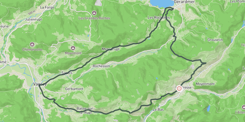 Warm-up lap from La Bresse route preview