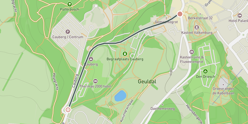 Cauberg elevation profile