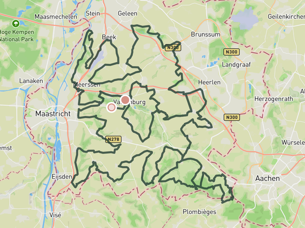 Amstel Gold Race route map