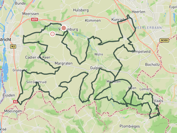 Amstel Gold Tour route map