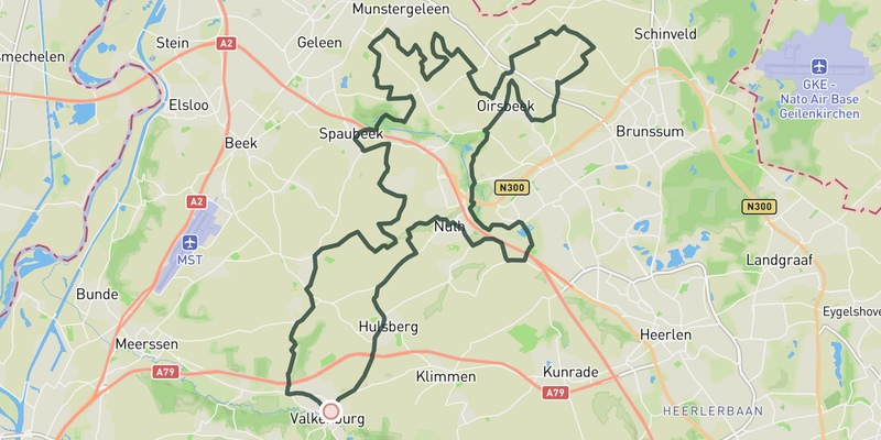 Beekdaelen route preview