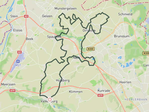 Beekdaelen route map