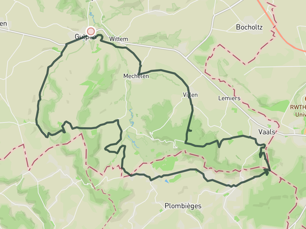 Coffee at 't Hijgend Hert route map
