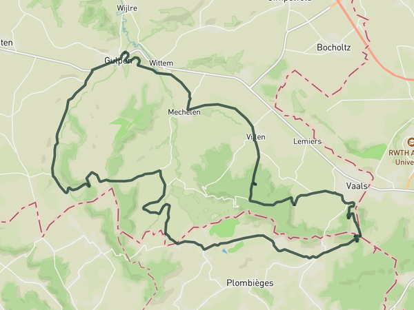 Coffee at 't Hijgend Hert route map