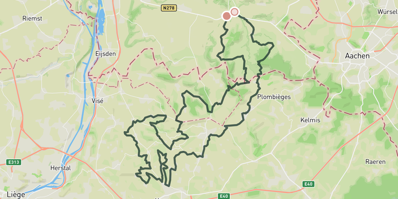 Hello Belgium  route preview