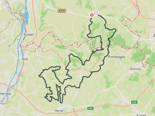 Hello Belgium  route map