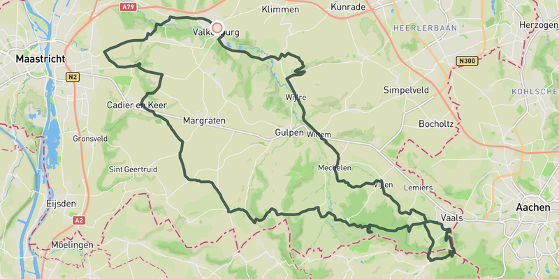 Vaalserberg Loop route preview
