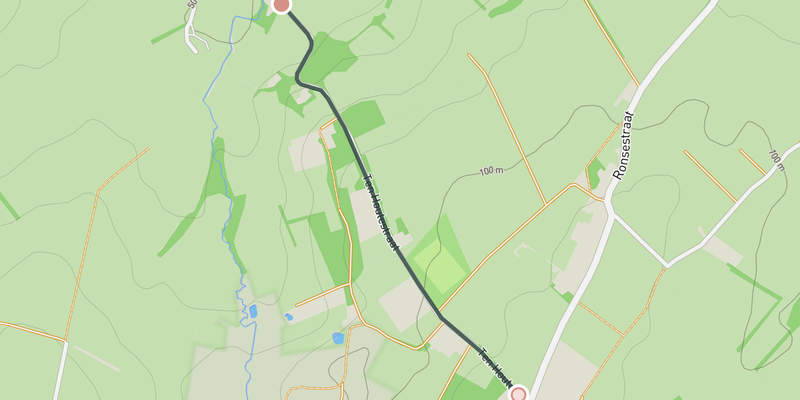 Berg ten Houte elevation profile