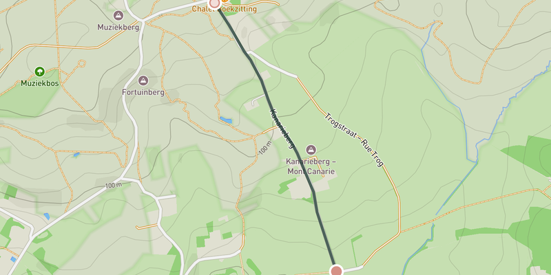 Kanarieberg elevation profile