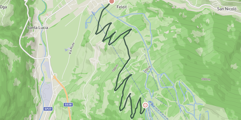 Bormio 2000 elevation profile
