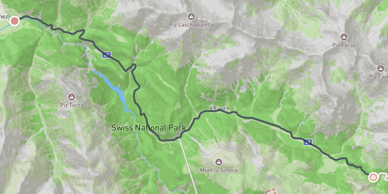 Passo del Forno elevation profile