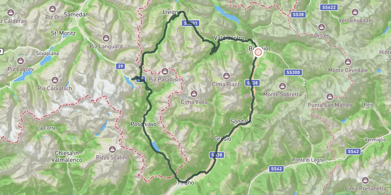 Bernina Classic route preview
