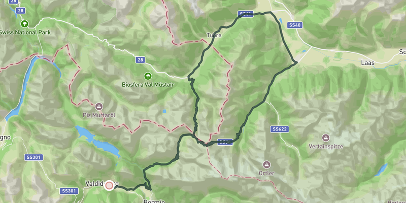 Double Stelvio route preview