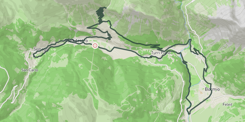 Lago di Cancano route preview