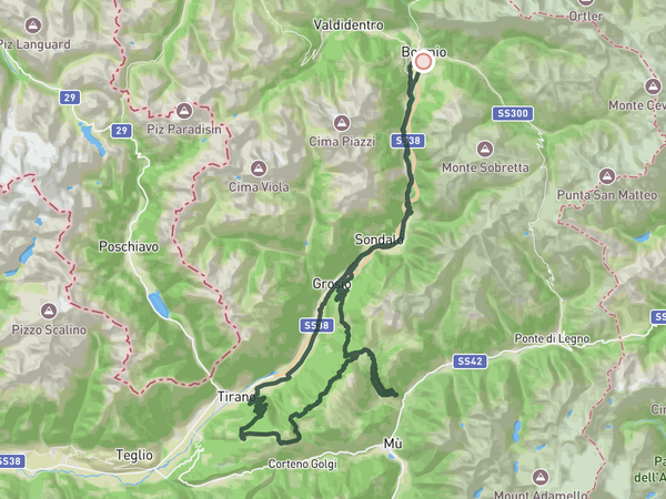 Mortirolo Per Favore route map