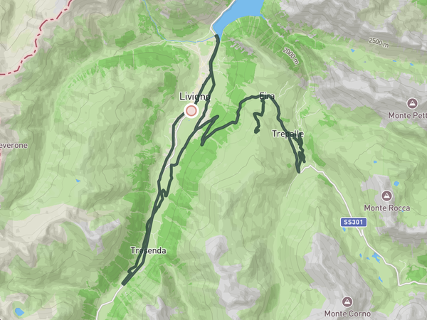 Mottolino will be enough route map