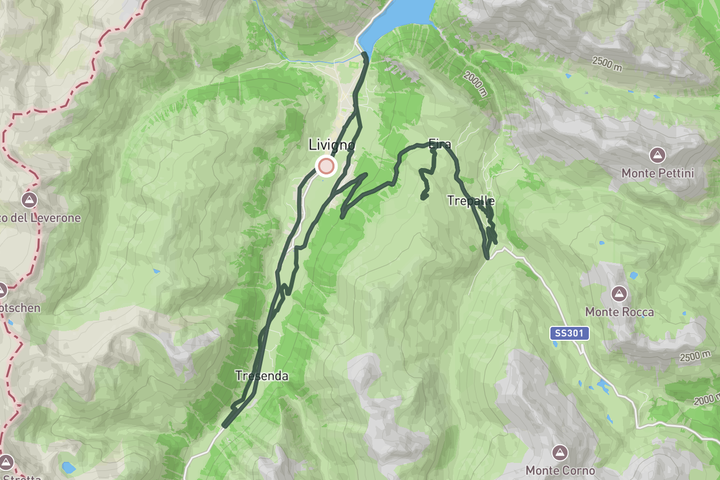 cycling map for Mottolino will be enough