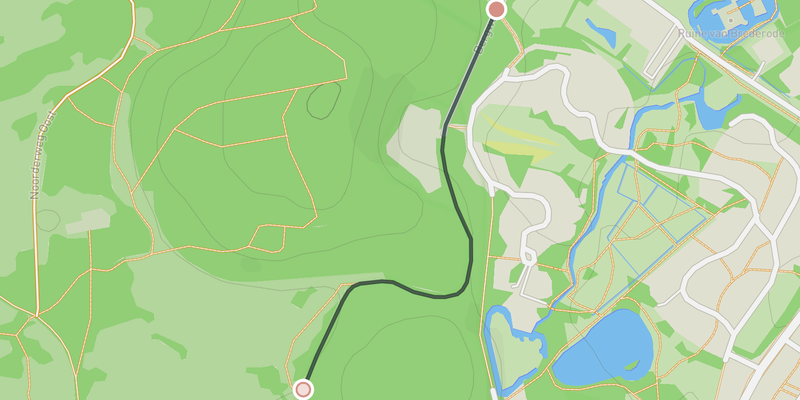 Bergweg elevation profile