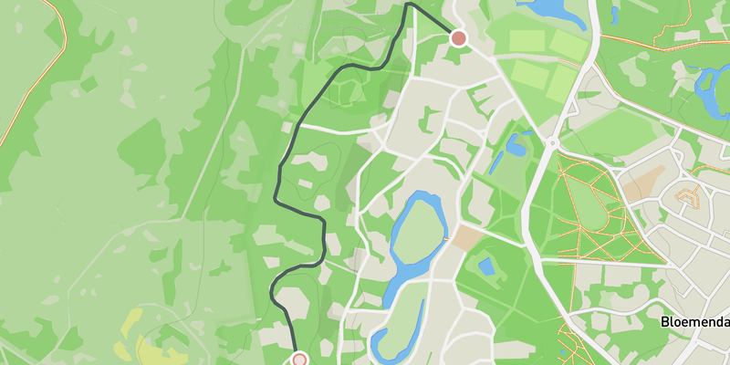 Het Kopje van Bloemendaal elevation profile