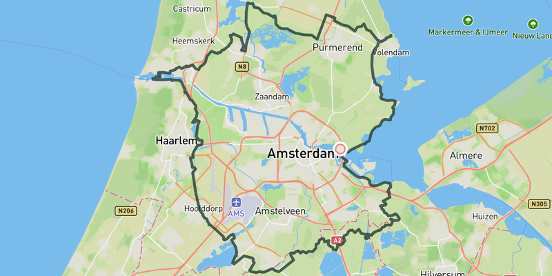 Defence Line of Amsterdam route preview
