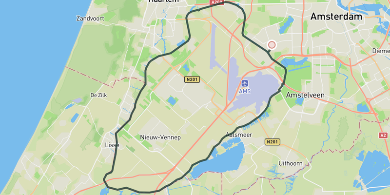 Ringvaart route preview