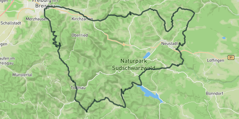 Black Forest Big Loop route preview