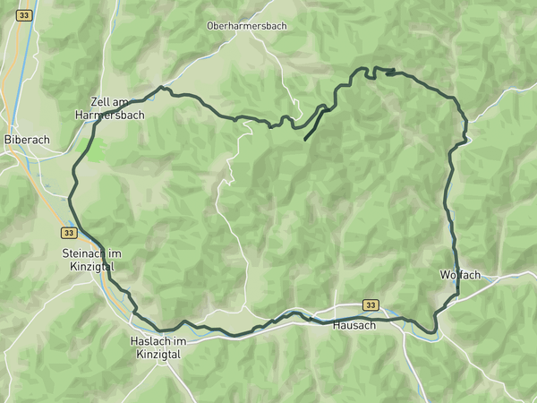 Brandenkopf Loop route map