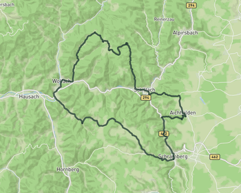 Round trip to the Kinzig Valley from Schramberg
