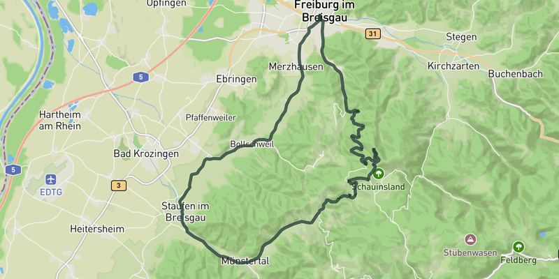 Schauinslandstraße - Classic route preview
