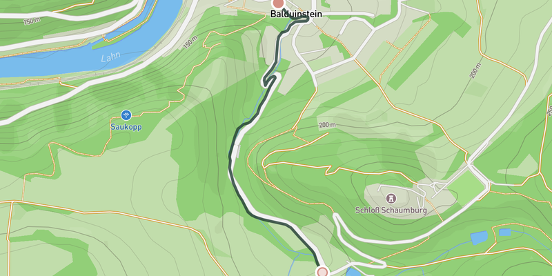 Balduinstein elevation profile