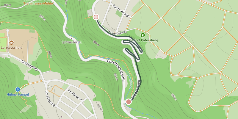 Patersberg elevation profile