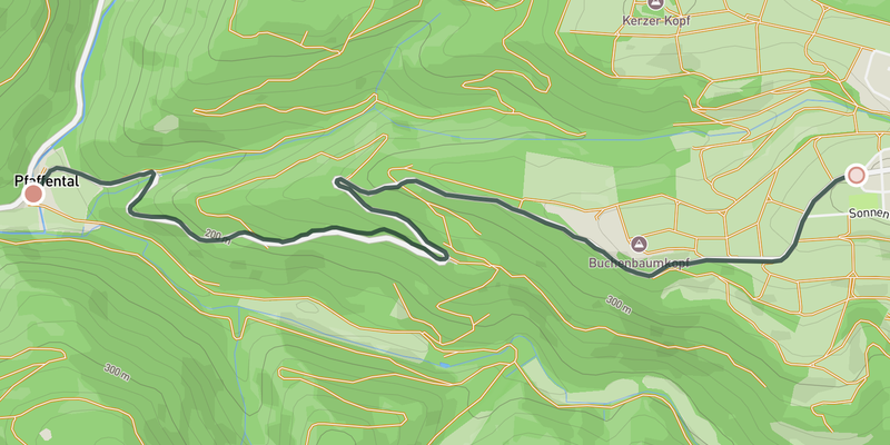 Presberg elevation profile