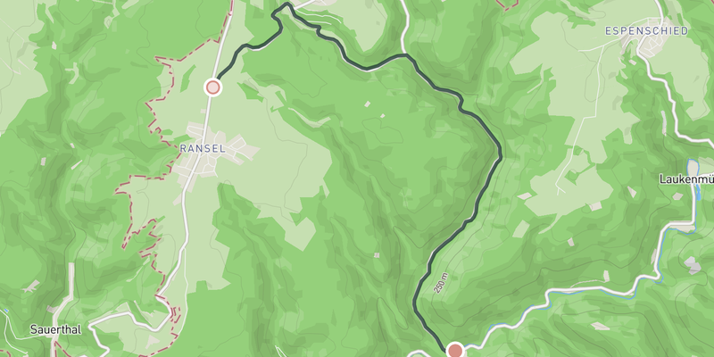 Ransel elevation profile