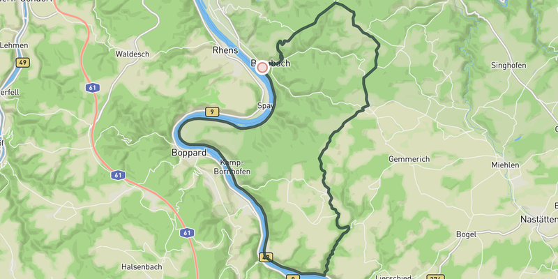 Rhine and more route preview