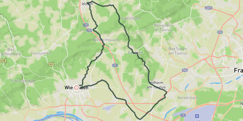 Roman Roads route preview