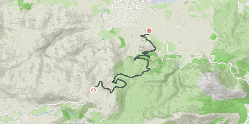 Port de la Vall d'Ebo elevation profile