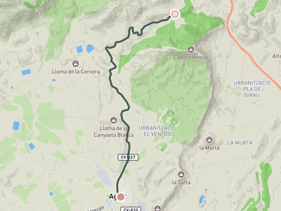 Puerto de Maigmó from Agost