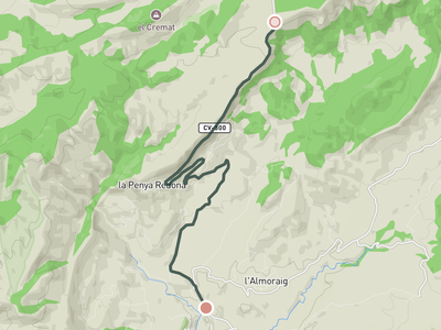 Puerto de la Carrasqueta from Jijona