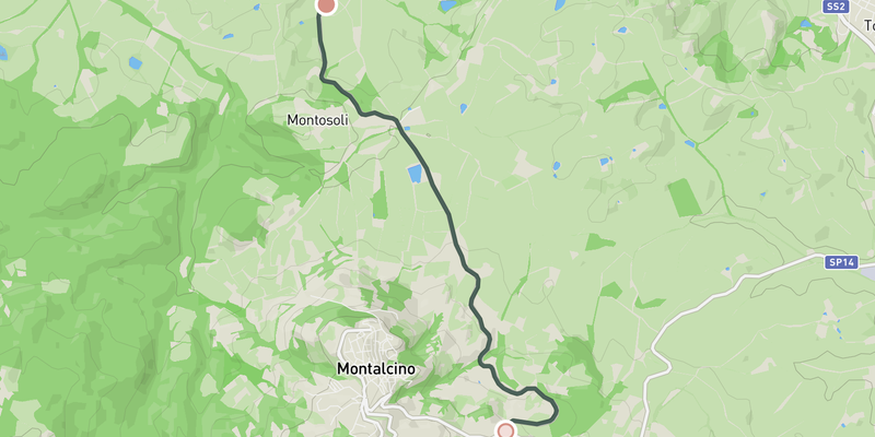 Montalcino elevation profile