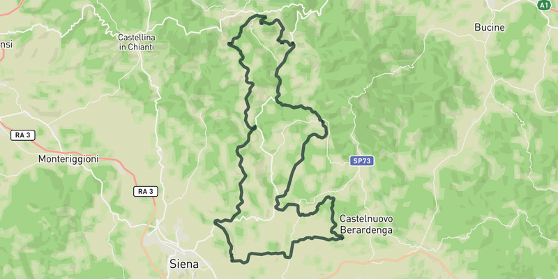 Southern Chianti route preview
