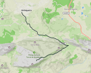 El Torcal from Antequera