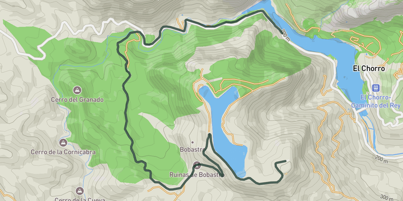 Las Mesas de Villaverde elevation profile