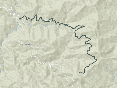 Peñas Blancas via Jubrique