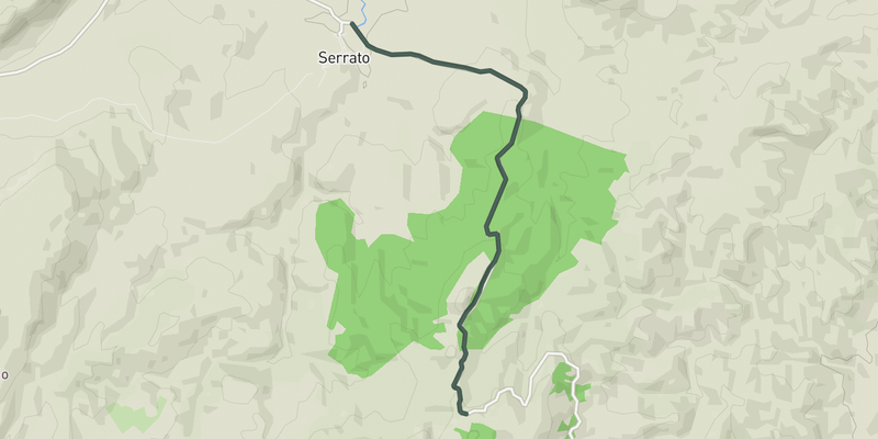 Puerto de las Viboras from Serrato elevation profile