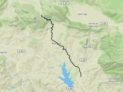 Puerto del Sol from Puente de Don Manuel