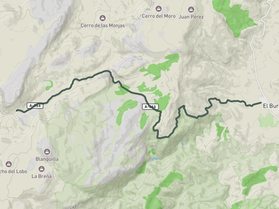 Puerto del Viento from El Burgo