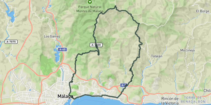 Malaga Classic route preview