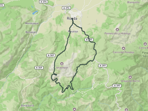 Smurftown Loop route map