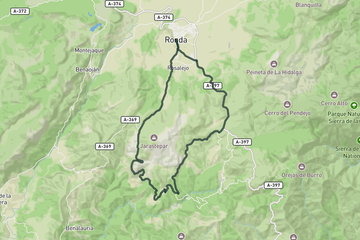cycling map for Smurftown Loop